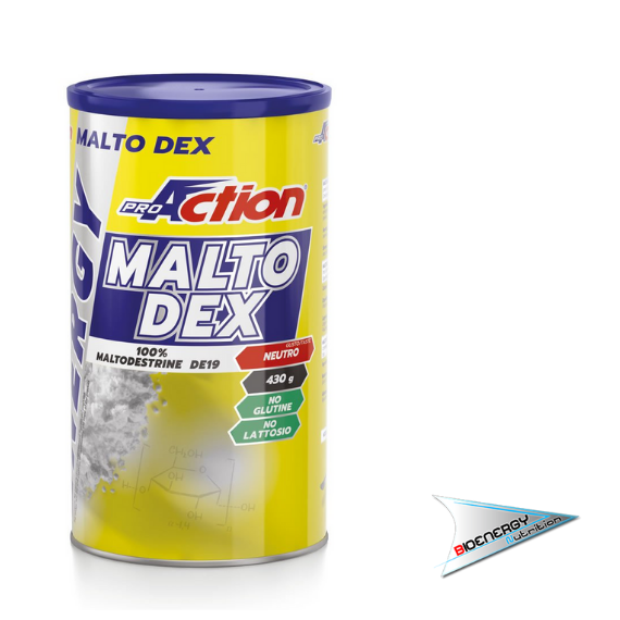 Pro Action - MALTO DEX ENERGY (Gusto: Neutro - Conf. 430 gr)  - 